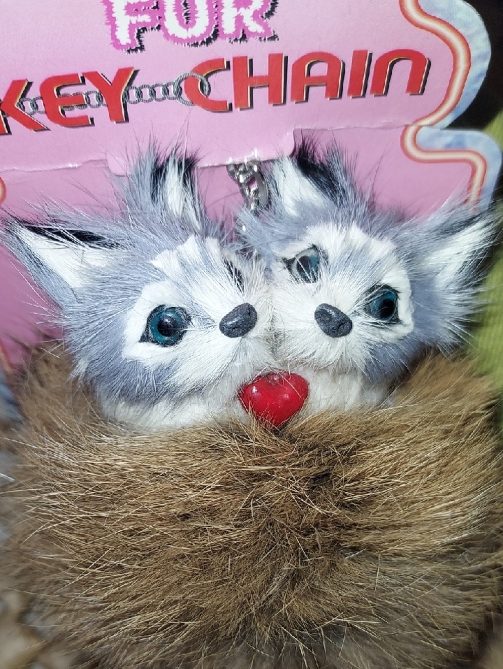Novelty Inc. Fur Key Chain